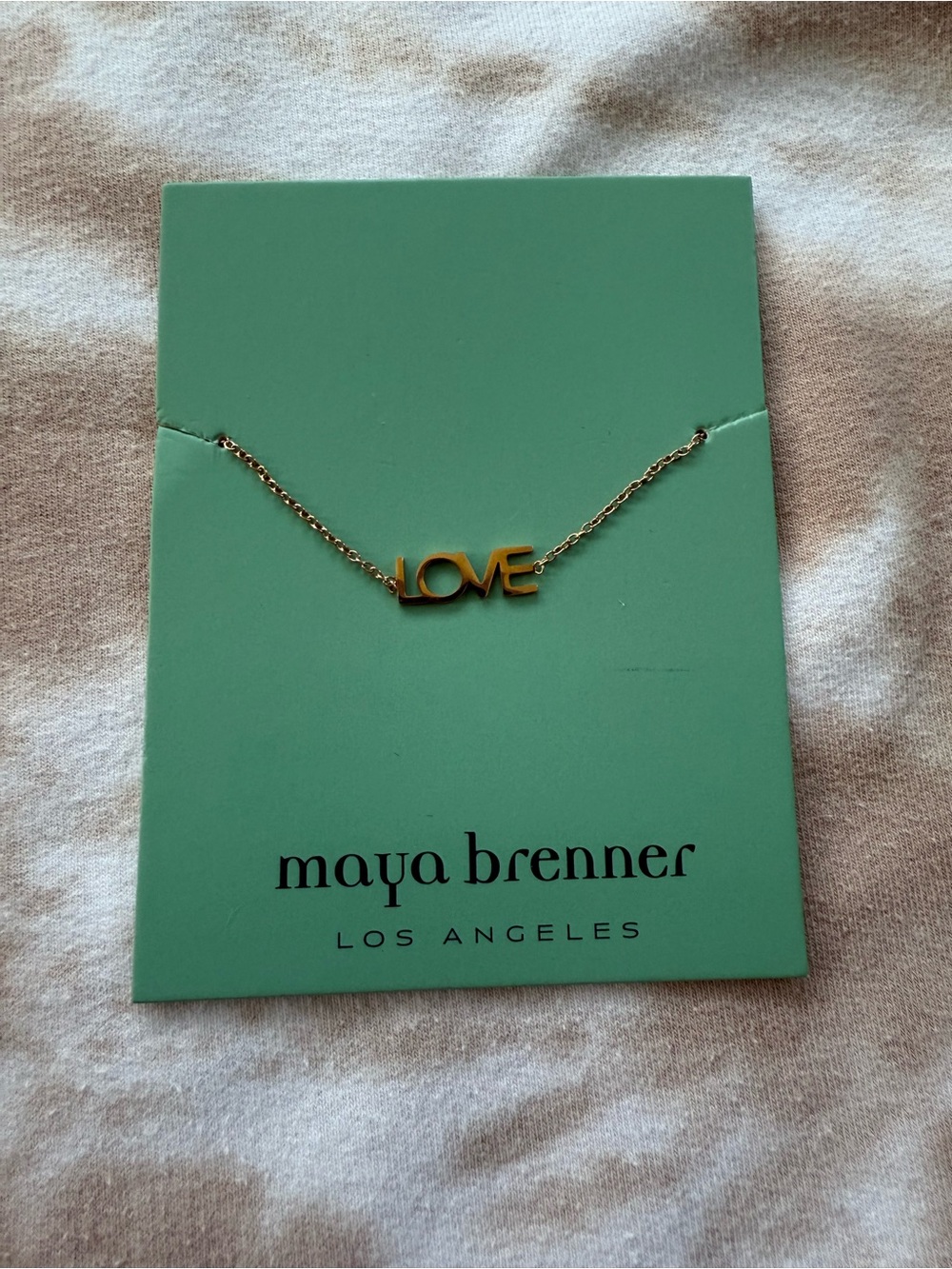 Maya Brenner Gold "LOVE" Bracelet